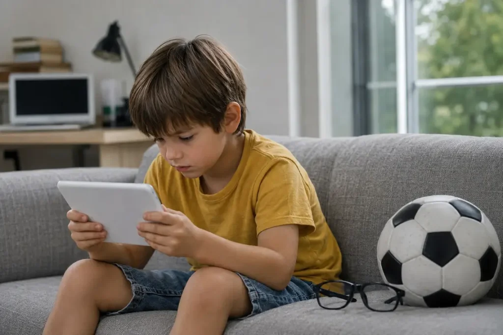 Tiempo en la pantalla adecuada para los niños